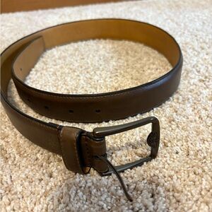 Dockers Dark Brown Leather Belt